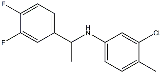  3-chloro-N-[1-(3,4-difluorophenyl)ethyl]-4-methylaniline