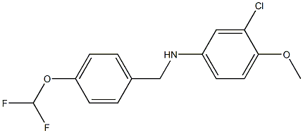 3-chloro-N-{[4-(difluoromethoxy)phenyl]methyl}-4-methoxyaniline