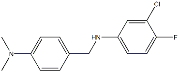  3-chloro-N-{[4-(dimethylamino)phenyl]methyl}-4-fluoroaniline