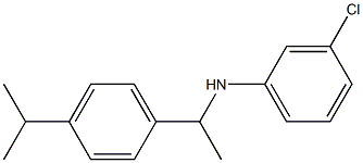 3-chloro-N-{1-[4-(propan-2-yl)phenyl]ethyl}aniline