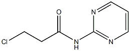 3-chloro-N-pyrimidin-2-ylpropanamide,,结构式