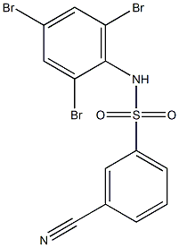 3-cyano-N-(2,4,6-tribromophenyl)benzene-1-sulfonamide