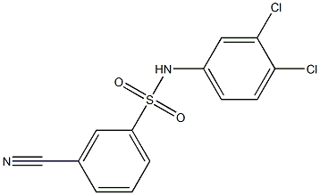 3-cyano-N-(3,4-dichlorophenyl)benzene-1-sulfonamide