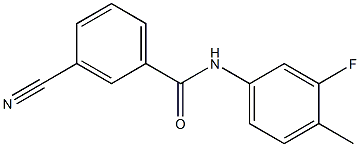 3-cyano-N-(3-fluoro-4-methylphenyl)benzamide