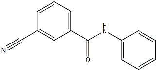 3-cyano-N-phenylbenzamide Struktur