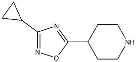 3-cyclopropyl-5-(piperidin-4-yl)-1,2,4-oxadiazole