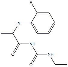 3-ethyl-1-{2-[(2-fluorophenyl)amino]propanoyl}urea