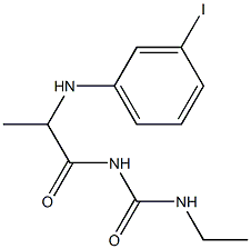 3-ethyl-1-{2-[(3-iodophenyl)amino]propanoyl}urea Structure