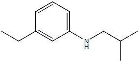 3-ethyl-N-(2-methylpropyl)aniline Structure