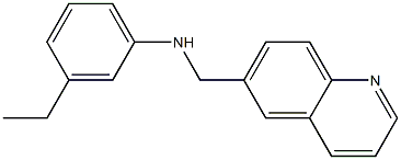 3-ethyl-N-(quinolin-6-ylmethyl)aniline Structure