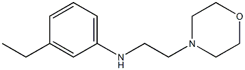 3-ethyl-N-[2-(morpholin-4-yl)ethyl]aniline Structure