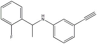 3-ethynyl-N-[1-(2-fluorophenyl)ethyl]aniline