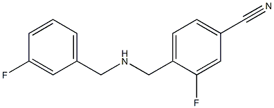 3-fluoro-4-({[(3-fluorophenyl)methyl]amino}methyl)benzonitrile|