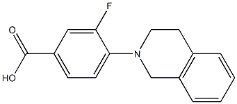 3-fluoro-4-(1,2,3,4-tetrahydroisoquinolin-2-yl)benzoic acid