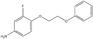 3-fluoro-4-(2-phenoxyethoxy)aniline Structure