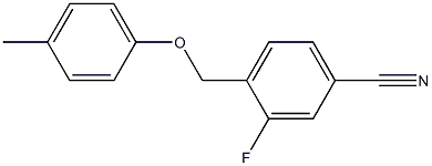 3-fluoro-4-(4-methylphenoxymethyl)benzonitrile|