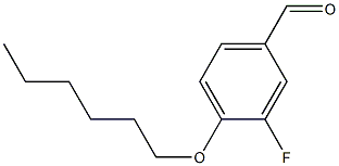 3-fluoro-4-(hexyloxy)benzaldehyde Structure