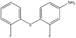 3-fluoro-4-[(2-fluorophenyl)sulfanyl]aniline