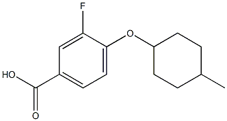 3-fluoro-4-[(4-methylcyclohexyl)oxy]benzoic acid|