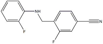 3-fluoro-4-{[(2-fluorophenyl)amino]methyl}benzonitrile