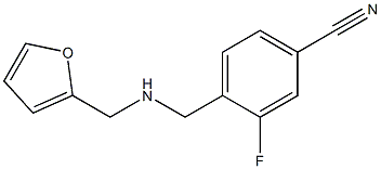 3-fluoro-4-{[(furan-2-ylmethyl)amino]methyl}benzonitrile