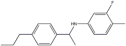 3-fluoro-4-methyl-N-[1-(4-propylphenyl)ethyl]aniline