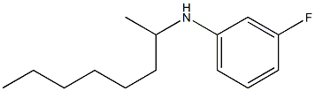 3-fluoro-N-(octan-2-yl)aniline,,结构式