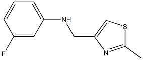  3-fluoro-N-[(2-methyl-1,3-thiazol-4-yl)methyl]aniline