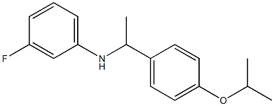 3-fluoro-N-{1-[4-(propan-2-yloxy)phenyl]ethyl}aniline