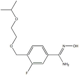 3-fluoro-N'-hydroxy-4-[(2-isopropoxyethoxy)methyl]benzenecarboximidamide|