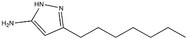 3-heptyl-1H-pyrazol-5-amine Struktur