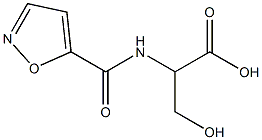 3-hydroxy-2-(1,2-oxazol-5-ylformamido)propanoic acid 结构式