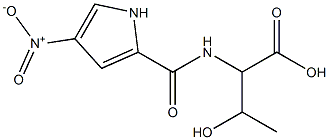 3-hydroxy-2-[(4-nitro-1H-pyrrol-2-yl)formamido]butanoic acid Structure