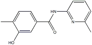  3-hydroxy-4-methyl-N-(6-methylpyridin-2-yl)benzamide