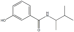 3-hydroxy-N-(3-methylbutan-2-yl)benzamide Structure