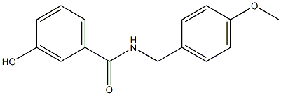 3-hydroxy-N-[(4-methoxyphenyl)methyl]benzamide