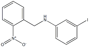 3-iodo-N-[(2-nitrophenyl)methyl]aniline Structure