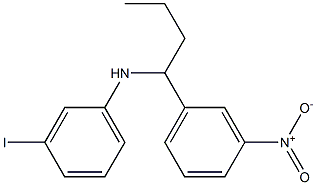 3-iodo-N-[1-(3-nitrophenyl)butyl]aniline