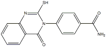  4-(4-oxo-2-sulfanyl-3,4-dihydroquinazolin-3-yl)benzamide