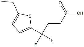 4-(5-ethylthiophen-2-yl)-4,4-difluorobutanoic acid|