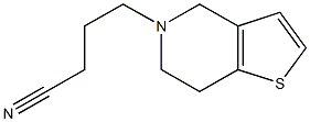 4-(6,7-dihydrothieno[3,2-c]pyridin-5(4H)-yl)butanenitrile 结构式