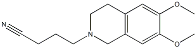 4-(6,7-dimethoxy-3,4-dihydroisoquinolin-2(1H)-yl)butanenitrile Structure