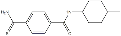 4-(aminocarbonothioyl)-N-(4-methylcyclohexyl)benzamide