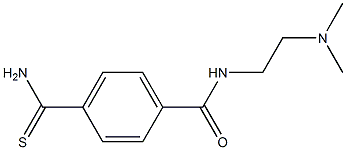 4-(aminocarbonothioyl)-N-[2-(dimethylamino)ethyl]benzamide
