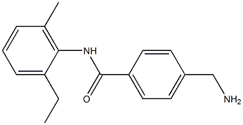 4-(aminomethyl)-N-(2-ethyl-6-methylphenyl)benzamide Structure