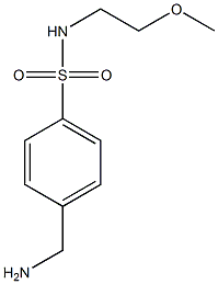 4-(aminomethyl)-N-(2-methoxyethyl)benzenesulfonamide