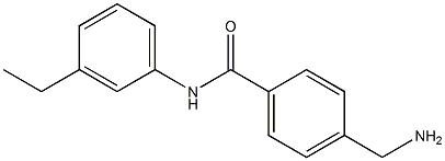 4-(aminomethyl)-N-(3-ethylphenyl)benzamide Structure