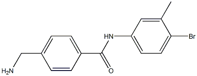 4-(aminomethyl)-N-(4-bromo-3-methylphenyl)benzamide