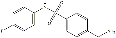  4-(aminomethyl)-N-(4-fluorophenyl)benzenesulfonamide