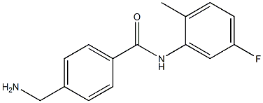 4-(aminomethyl)-N-(5-fluoro-2-methylphenyl)benzamide Struktur